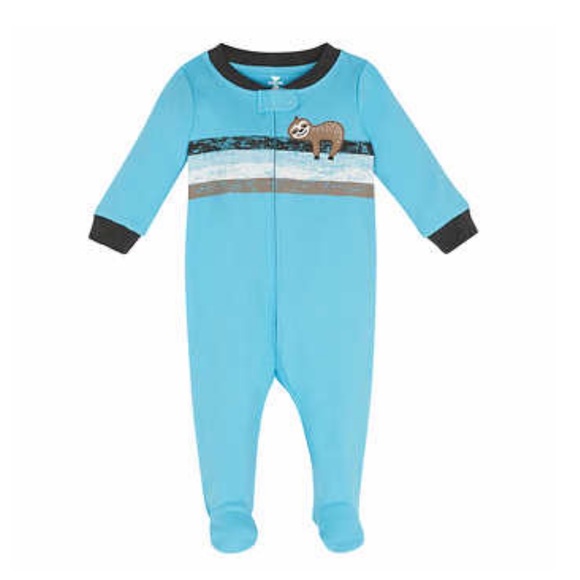 Koala Baby Infant 3-pack Coverall, Sloth      6M Footed - Picture 3 of 4